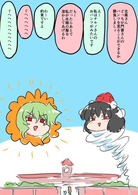 北風と太陽 
