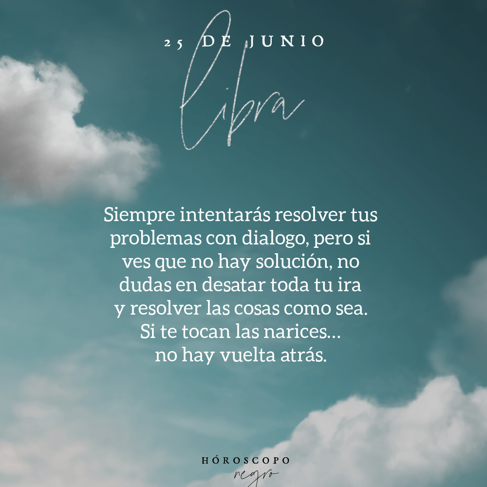 ✨♎✨ #libra #horoscoponegro