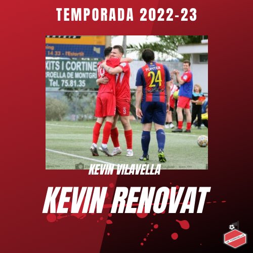 uetorroella's tweet photo. ‼️ Gols, gols i gols, Kevin Vilavella @kevin.va9 renova per la 2022/23 a #2aCat1 🔴⚪️🔴
Apostem pels de casa!
.
.
.
#lladreburros #viladelmeu❤️ #celebremho https://t.co/uLUKV8smEP