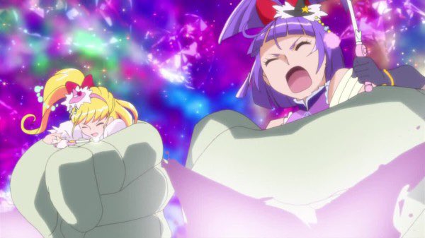 namata3939's tweet photo. 魔法つかいプリキュアのリョナシーン
敵に圧倒されてやられるシーン！特に必殺技中に敵に握られて拘束されるのは最高！

#プリキュア #リョナ https://t.co/RK8wvWZUxC