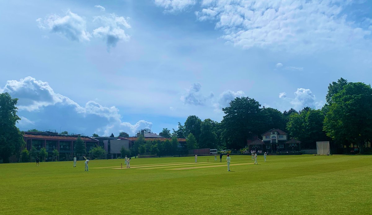 HighgateSpEx's tweet photo. A beautiful scene on our field of dreams for today’s #HighgateCricket v St Benedict’s. Pictured are the U15s and U13s having a great time of it. Results and notable performances to follow! 🏏☀️ (catches ‘caught’ on SpEx IG stories…) https://t.co/by3TJdIxJG
