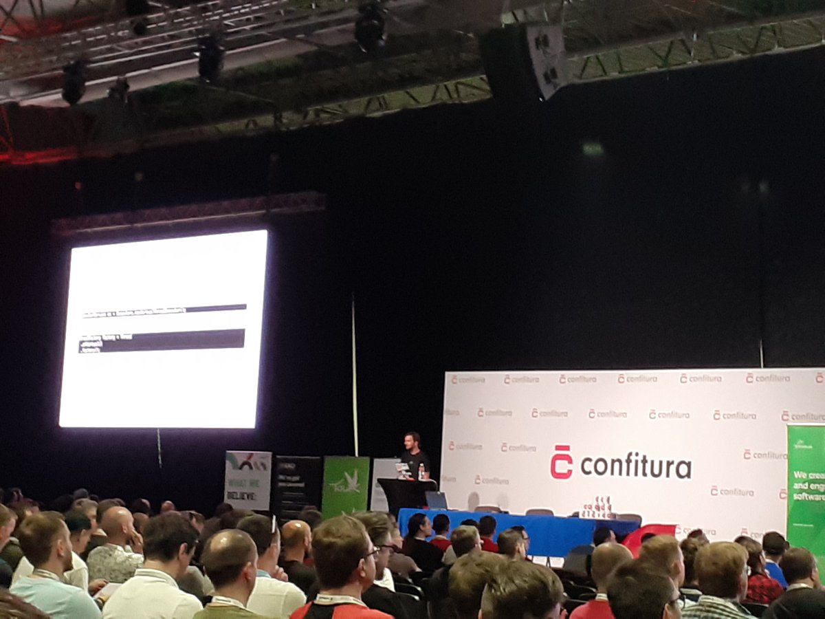 mpproch's tweet photo. No matter what @tnurkiewicz is talking about, it's always clear and pleasure to listen @confiturapl https://t.co/fSZNRrrtqE