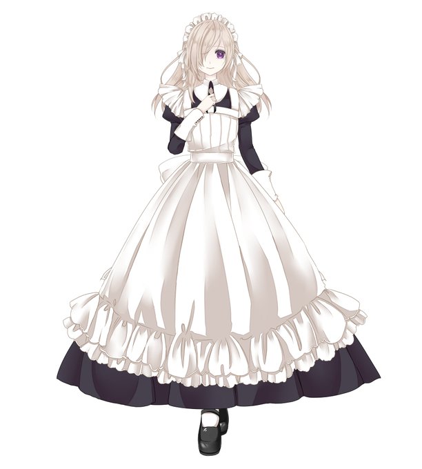ロングスカートのメイドのtwitterイラスト検索結果