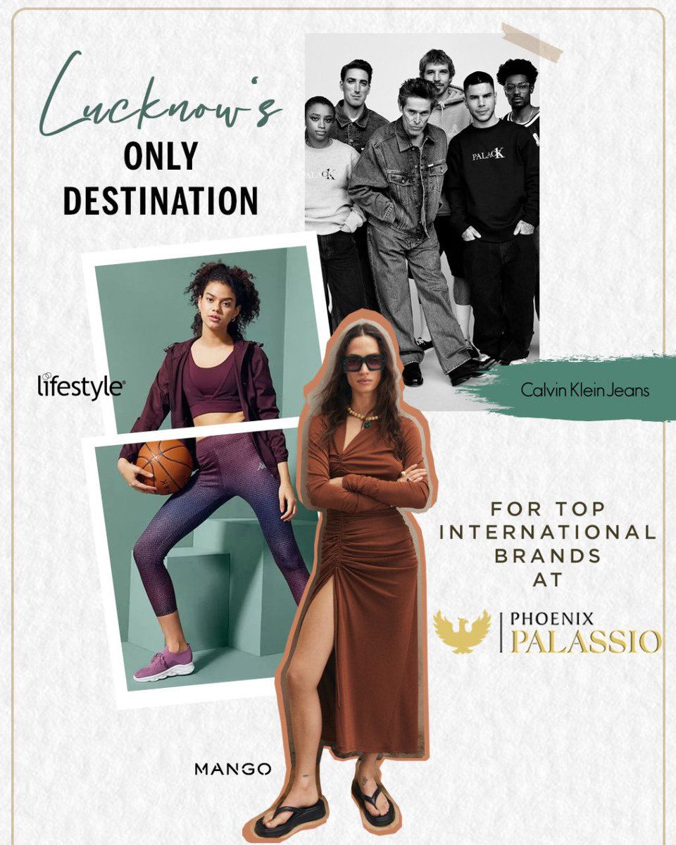 PhoenixPalassio's tweet photo. #PhoenixPalassio is the only location๐ in #Lucknow that's home to top international brands for shoppersโจ who just don't settle for the mediocre!
Comment to tell us your favourites at #PalassioLucknow
#LucknowFashion #LucknowfashionBloggers #PhoenixAtLucknow #LucknowCity #Only https://t.co/3e3jDIKS3E