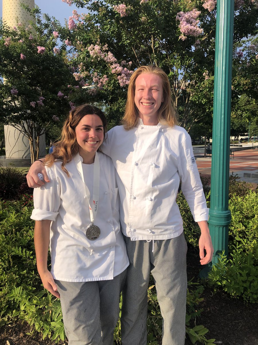 So proud of our competitors - congratulations to our Commercial Baking 2nd place, and our Culinary Arts top 10 finish at Nationals!!