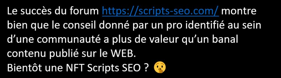 NICOLASChris16's tweet photo. Script-Seo reste une valeur sûre de l'info sur le seo
#gdb5 #contenuweb3 https://t.co/V4qLXFYpTU