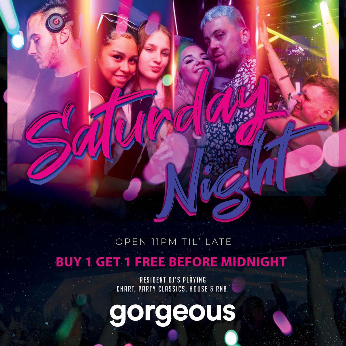 GorgeousWTON's tweet photo. What's the motive for tonight?! 👀 Doors open @ 11pm | Buy 1 get 1 FREE on drinks b4 Midnight | Entry £5 b4 2am | DJ's Catchfraze &amp; Flash on the decks! 💃💃💃 https://t.co/pxj0wpxXD2