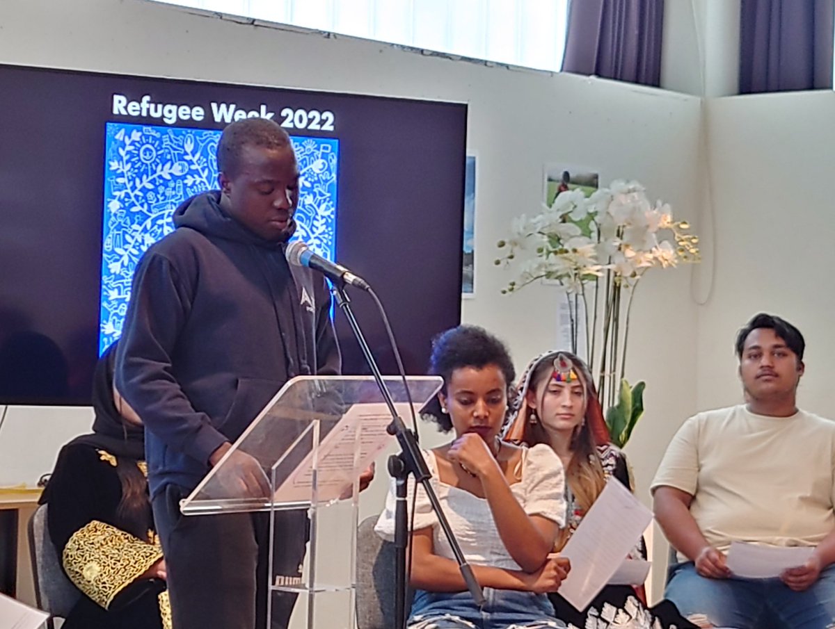 Real commitment to #RefugeeWeek2022 from @LBHF where refugees are always welcome. Thanks to @BecksHarvey12 and @StephenCowan for organising, to @EnverSol CEO @refugeecouncil and most of all to young refugees for sharing their stories