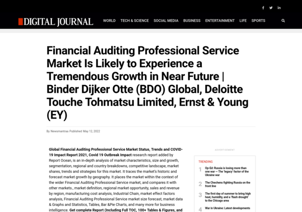 TimothyWiseman_'s tweet photo. 💰 Financial Auditing Professional Service Market Is Likely to Experience a Tremendous Growth in Near Future | Binder Dijker Otte (BDO) Global, Deloitte Touche Tohmatsu Limited, Ernst & Young (EY) #ErnstYoung #BDO #BDOGlobal #Deloitte https://t.co/WJa7TpyptC https://t.co/QjhvWRTxTE