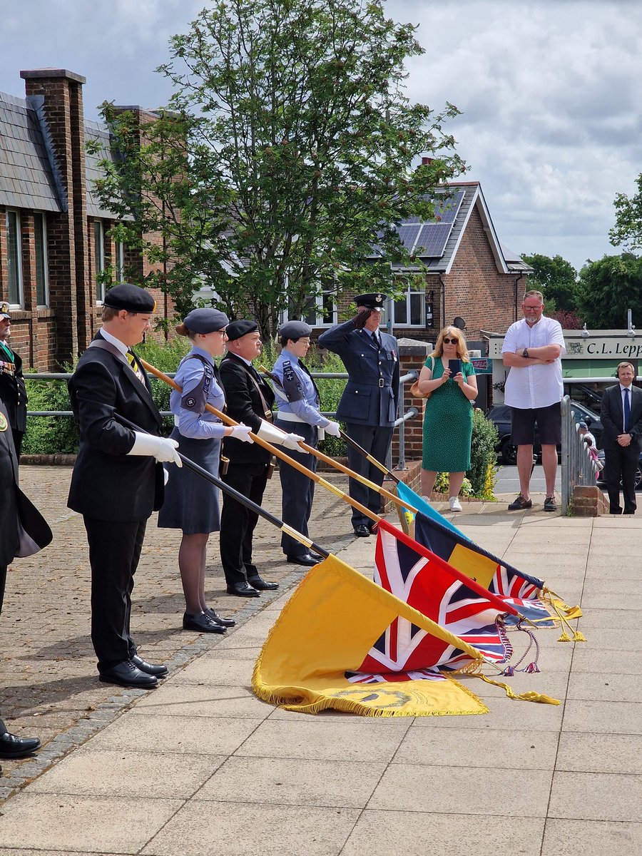 CrowDVSA's tweet image. Armed Forces Day Flag Rasing