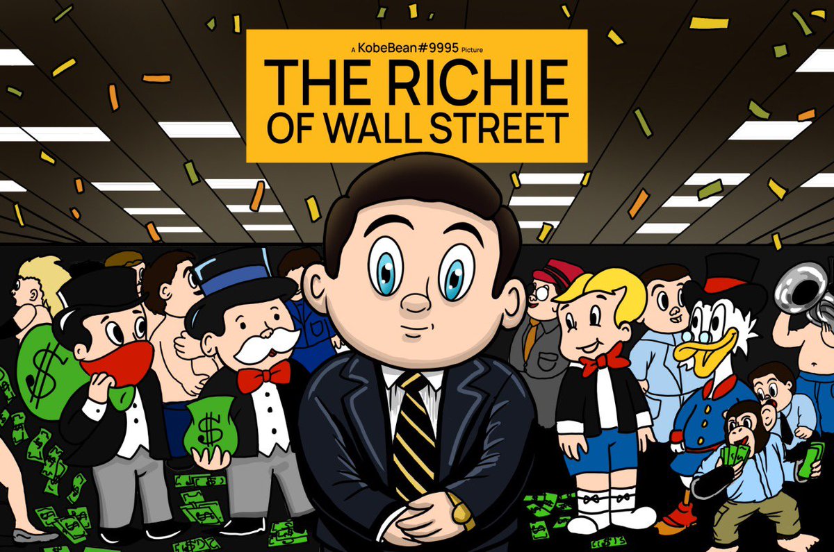 🤯 Wolf of Wall Street meets Richie Rich 🤯

The investors better get ready 📈 🚀

Credits: KobeBean#9995