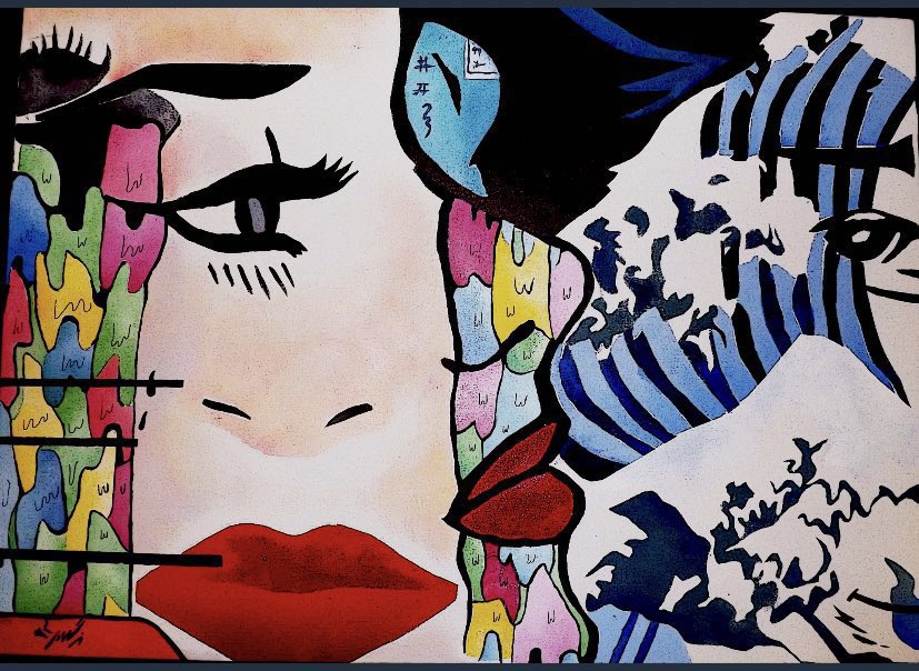 1___nargess's tweet photo. Hello my dear family , only 2 editions of my “popart waves” are available on objkt . Price:6xtz https://t.co/8JUBzaZJLe 
#NFTSPACESHIP #NFTs #community #popart https://t.co/yDRJply0Op