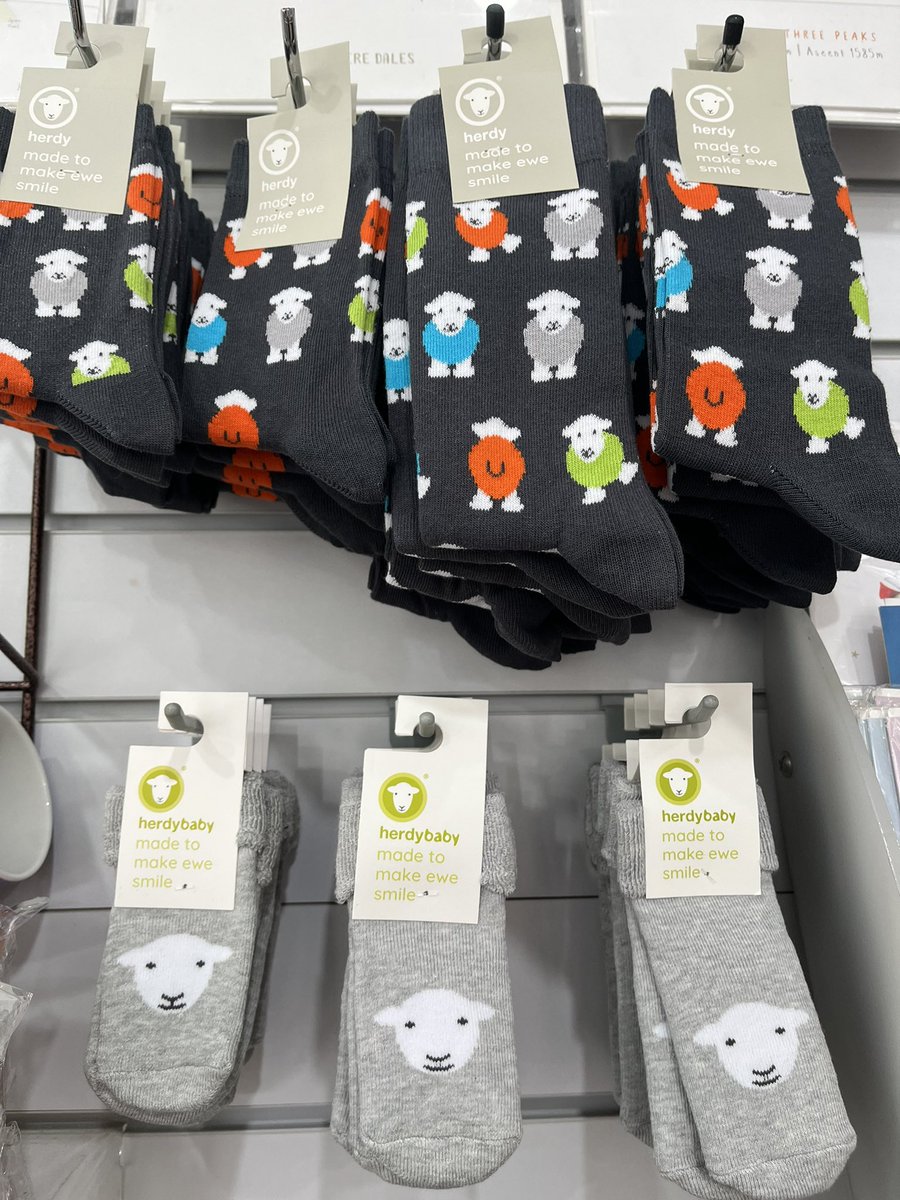 Are your feet ready for Sheep Day! We have just the thing, these fantastic Herdy Socks available for babies, children and adults! 
 #herdy #herdysocks #sheep #sheepsocks #babysocks #babysock #childrenssocks #childrenssock #kidssocks  #socks  #skipton #shopskipton #skiptonsheepday