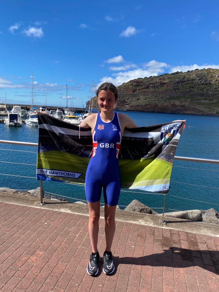 So my little 13y/o just won her u15 international Biathol here in Madeira….run/swim/run…hard work,determination and a massive thanks to the coaches at Telford athletic club and also Wellington swim club that helped her on the way…and her lucky towel😜