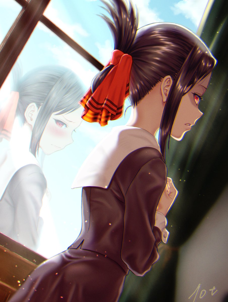 四宮かぐや 「かぐや様#かぐや様は告らせたい 」|10tトラックのイラスト