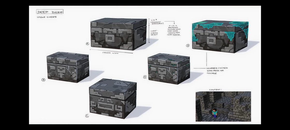 ItsDrickMC's tweet photo. And the stone chest too, much better design than the one I came up with. https://t.co/qltF7SBra2