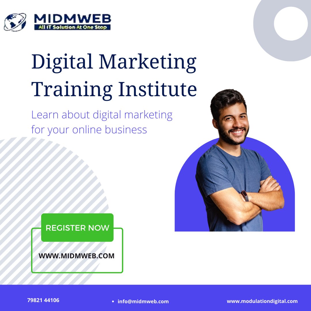 ModulationL's tweet image. @MIDMWEB Are You Looking For Best Digital Marketing Institute?
For more visit our website - modulationdigital.com
Phone number - 7042289594
#websitedesigning #websitedevelopment #bestservices #websiteservices #modulationdigitalpvtltd #midmmweb #serviceindelhi #yourowmwebsite