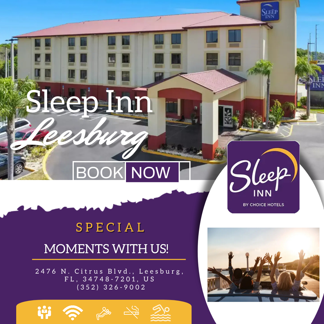 leesburgflhotel's tweet photo. Enhancing Life around Exploration & Stay!👍😊
Discover Leesburg, Fl along with best stay #experience. unwind and relax with us!❤️
Sleep Inn Leesburg Chain of Lakes!✔️
Book Now!- (352) 326-9002
#sleepinn #leesburg #choice #stay #centralflorida #sleepinnleesburg #hotel #FL #Travel https://t.co/HvMdz4qOJG