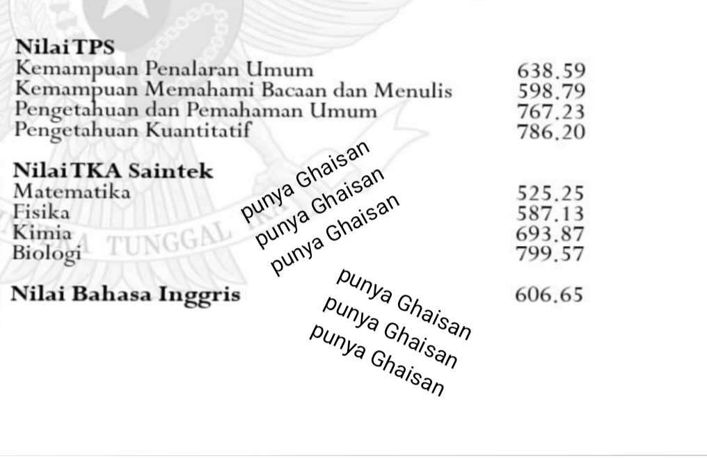 GhaisanZp's tweet image. ~~THREAD~~
PERJALANAN NILAI TOBK SAMPAI UTBK
RATA-RATA UTBK : 667.03
LOLOS : FMIPA-MATEMATIKA ITB