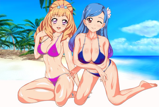 #灼熱地獄は水着イラストで乗り切ろう 