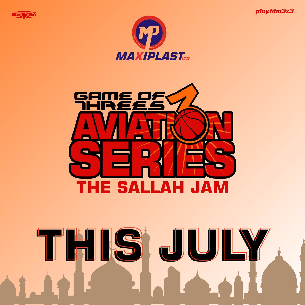 clockwork_brand's tweet photo. We told you we are cooking the next one Sharp....
All is set for yet another journey of the GAME OF THREES  @fiba3x3 TOURNAMENT..
We are celebrating Sallah in grand style with the AVIATION SERIES... 
---MORE INFO DROPPING SOON---
#gameofthrees #aviationseries #sallahjam #fiba3x3 https://t.co/ZFJMlaVq1z