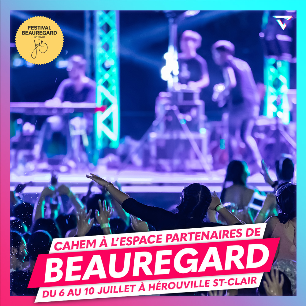 🥳[CAHEM À BEAUREGARD] 🥳

L'équipe CAHEM sera présente au festival @festivalbeauregard dans l'espace partenariat  💪 
Nous somme ravis et pressés de vivre cette expérience du 6 au 10 juillet à Hérouville St-Clair 😎

#festival #beauregard