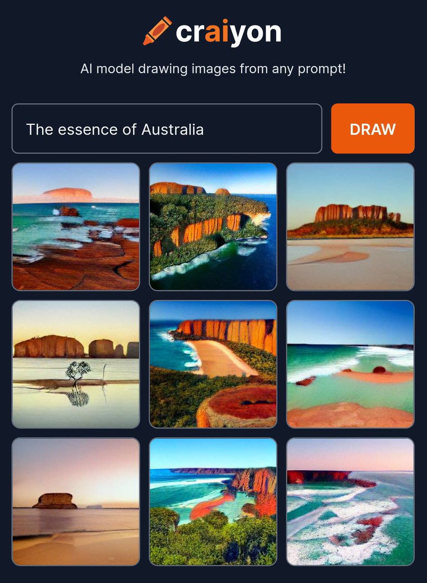 AngusVeitch's tweet photo. It's official: the essence of Australia is red rock and beaches. A typical Australian man is mostly bald and has no time for your bullshit; and Australian women smile and wear singlets or swimwear (and are all white, obvs). #craiyoncreations https://t.co/MmGlTWHNPw