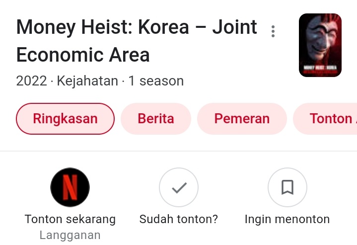 DramaaaD's tweet photo. Drama Korea 
Tentang sekelompok pencuri profesional dan polisi yang mencoba menghentikan kejahatan tersebut. 
6eps, pas nonton dibikin degdegan, tidak cocok ditonton bareng keluarga🙂
Rate : 8,7
#MoneyHeistKorea_JointEconomicArea #MoneyHeist #MoneyHeistKoreaEp1 #MoneyHeistKorea https://t.co/CPlFCjTDlP