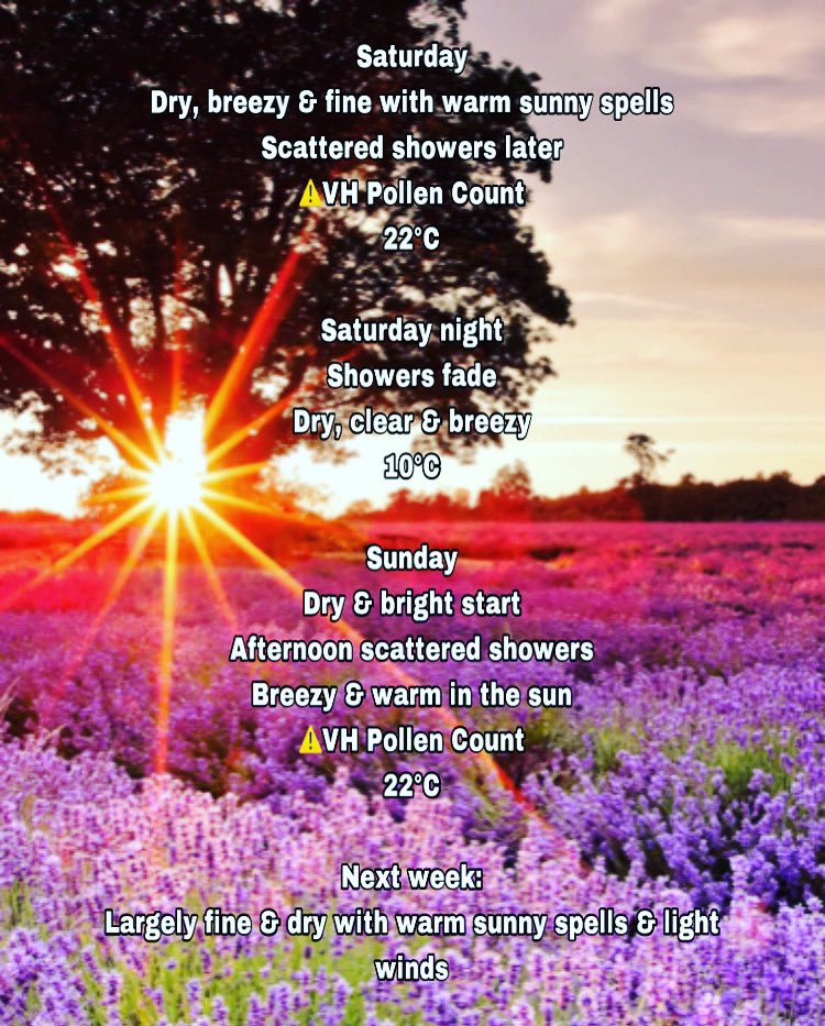 NevGWeatherGirl's tweet photo. Your London Weekend Weather Summary brought to you by #NevGsLondonWeatherSummary ๐โ
Thank you for all your support, retweets and likes!
#VeryHighPollenCount
#HappyWeekend ๐๐ฌโ
๏ธ
@Navi4Real https://t.co/Lhf1xDNUPz