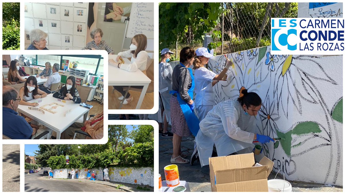 No podríamos olvidarnos de nuestros mayores, por eso nos hemos acercado a las residencias Alus Salud y Sanitas para pasar un rato con juegos de mesa y para ayudar a decorar el vallado de su residencia
<a href="/CharoTorcal/">CHARO TORCAL</a> <a href="/esteralon/">Ester Alonso</a> <a href="/marisafiba/">Marisa Fidalgo</a> <a href="/jdelauz/">José de la Uz</a> <a href="/APACarmenConde/">APA Carmen Conde</a> <a href="/Yisusteacher/">Jesús Rodado Delgado</a>