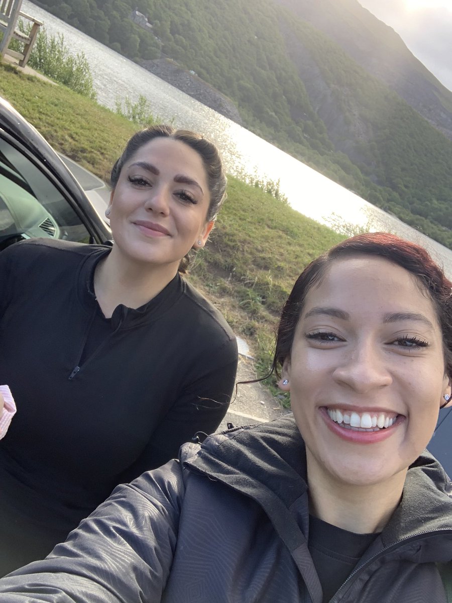 Kmacaula1902's tweet image. Filtered vs reality! I think we’re excited 😆😅 #SnowdonChallenge