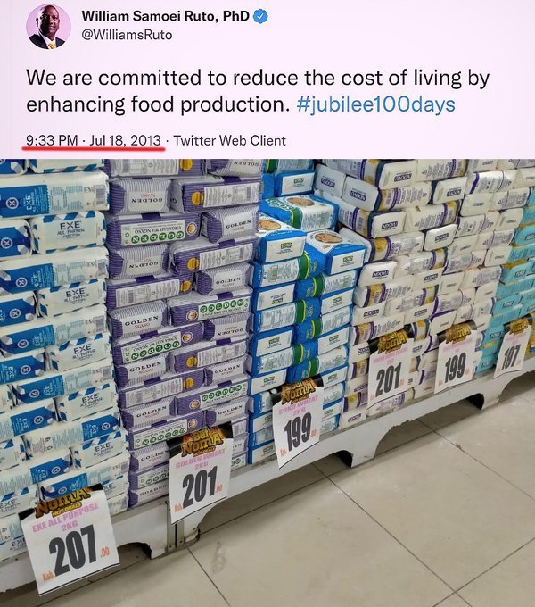 You have been changing the cost of living since 2013 how about that bwana DP