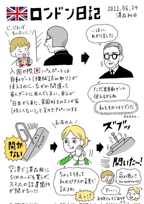ロンドン日記🇬🇧滞在1日目 