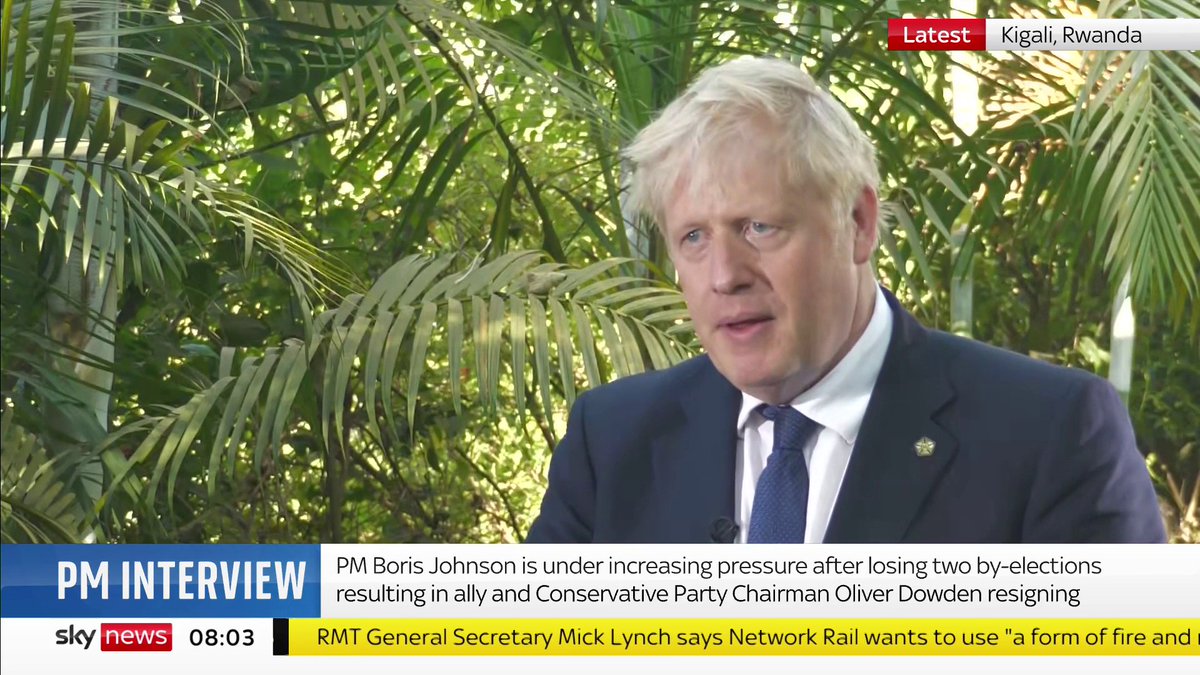 Boris Johnson says voters are fed up of hearing how he 'stuffed up' / Twitter