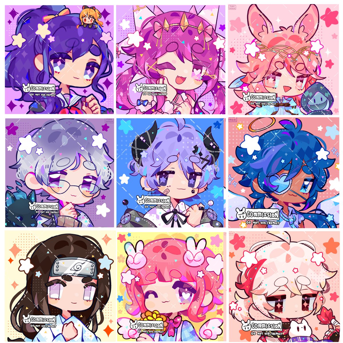 some commissions from previous batches ! 