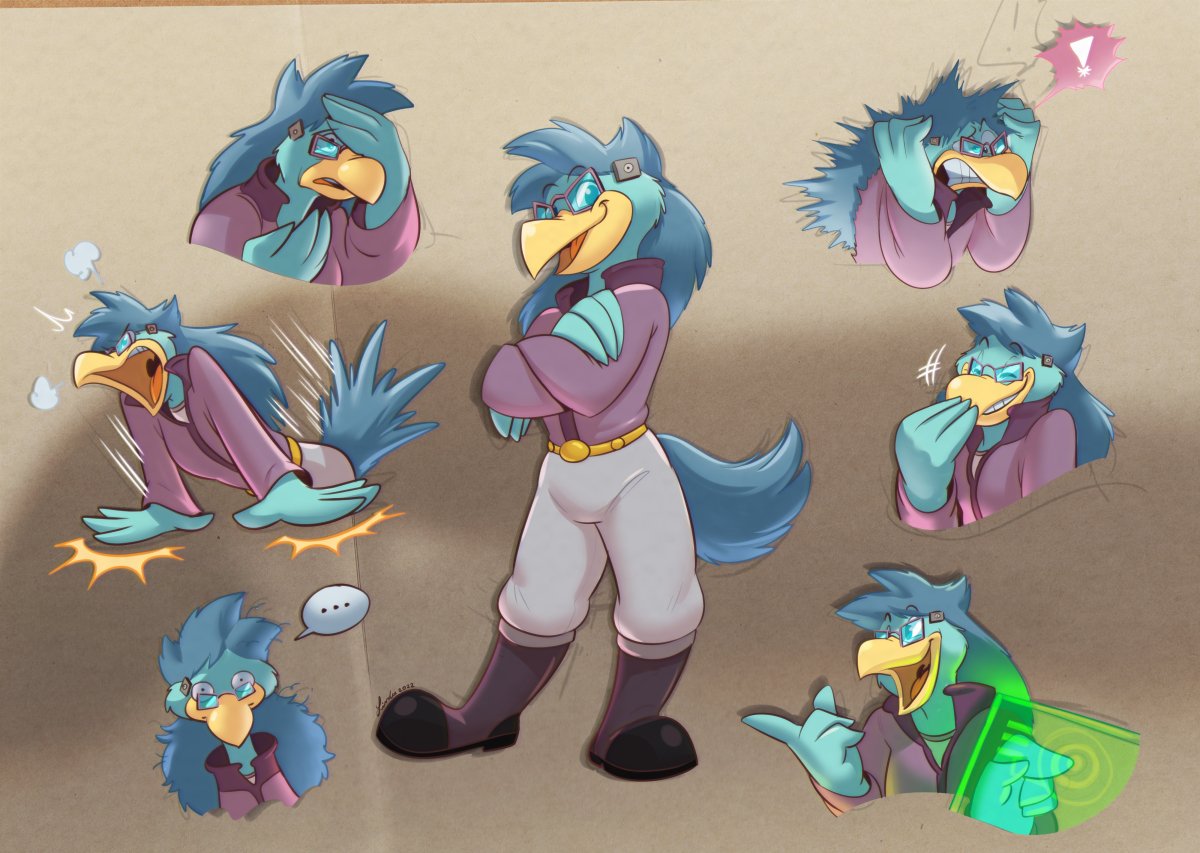 PitiYindee's tweet photo. Shay is here for your tech support! She's from @COWCATGames 's BROK the InvestiGator game :D Thx for commission me! https://t.co/bTXRk556gy