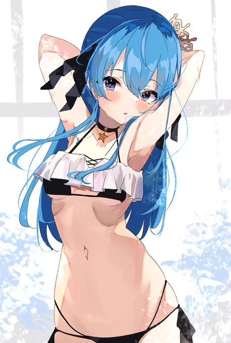 水着すいちゃん
 #ほしまちぎゃらりー 