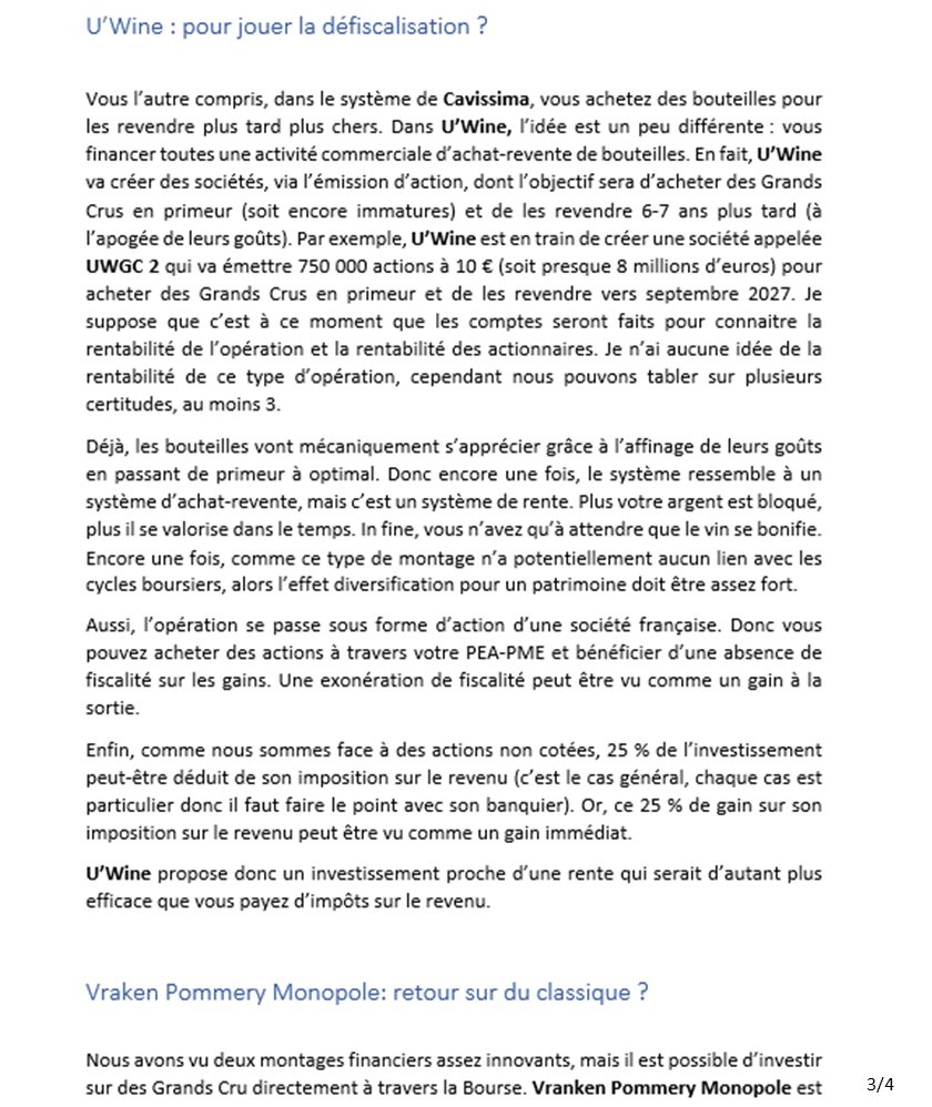 vs_traders's tweet photo. L'investissement dans le Vin peut-il diversifier votre patrimoine ?

Aujourd’hui, on analyse 3 manières d’investir sur le Vin !

Selon vous, parmi les 3 cas exposés, lequel est votre préféré ?
Dites moi en com ! (@BoursePadawan=))

Un max de retweets pour partager les idées ! https://t.co/Jek1xDJQoa