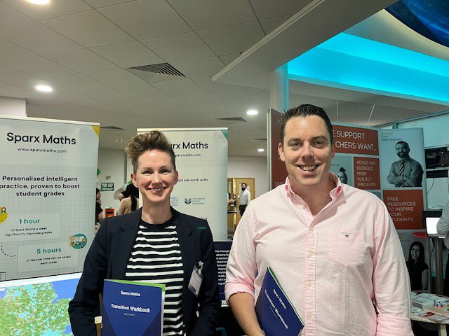 SparxMaths's tweet image. We are all ready for #MathsConf29 do pop by stand S3 to get one of our transition booklets and chat to @hegartymaths and @FDSheppard. Looking forward to seeing you all.