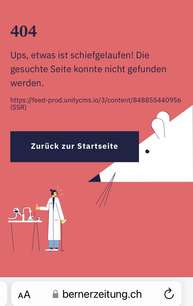 kuenzler's tweet image. Doch jetzt wird es grotesk.

Die @tagesanzeiger Redaktion entfernt den Artikel aus ihren Online-Portalen (!) 😳

Hier der Link zur @BernerZeitung - endet in eine 404.

#BÜPF #StopBÜPF 

bernerzeitung.ch/polizei-ermitt…