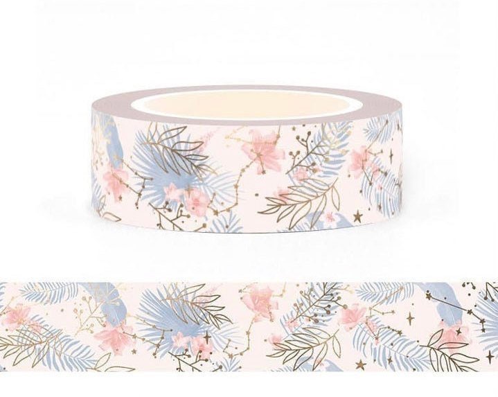 Floraflira's tweet photo. Excited to share this item from my #etsy shop: Leaves Washi Tape, Constellation Washi Tape, Planner Washi Tape, Foil Washi Tape, Washi tape, Cute Washi Tape. https://t.co/j3UTeRByBJ https://t.co/r7KAJSuQ6u