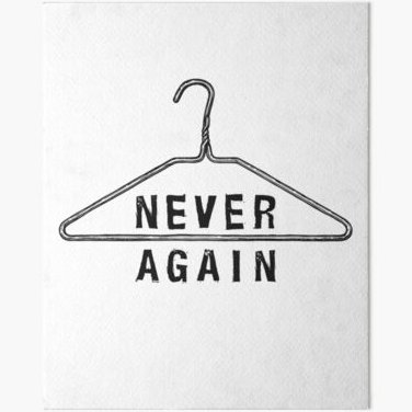 Leurs combats sont aussi nos combats ! 

Never Again Hanger Protect #RoeVsWade. 

#democraticwomen #sorority #AbortionRightsAreHumanRights