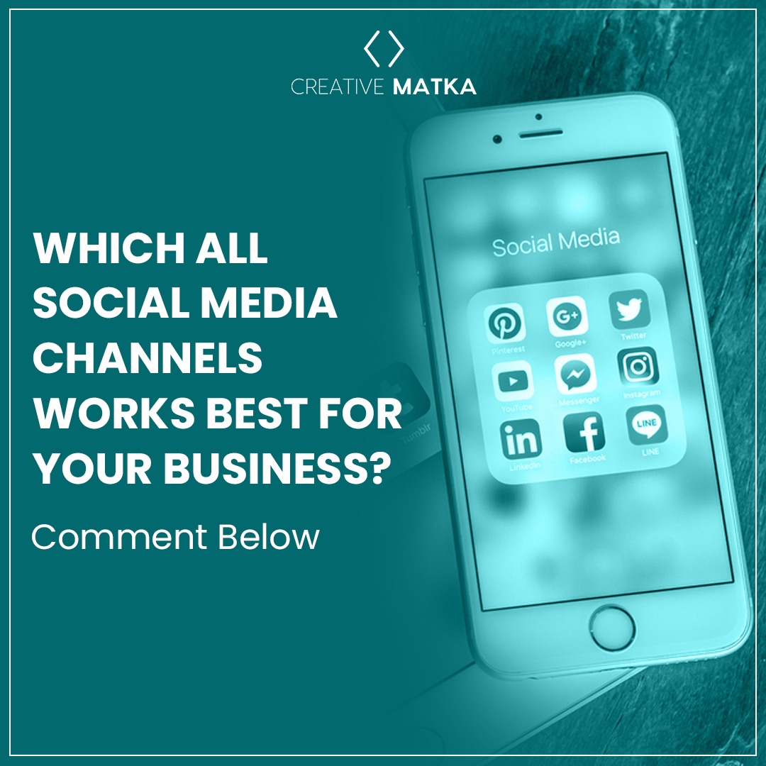 CreativeMatka's tweet photo. Let's talk about the Social Media Channels! Which one brings in more traffic for you?
#socialemediamarketing
#digitalamarketing
#creativeagency
#creativematka https://t.co/jAJ6yzNOHK