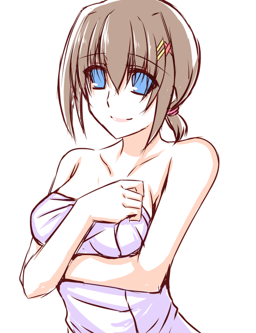 髪結ってるはやてちゃん。 