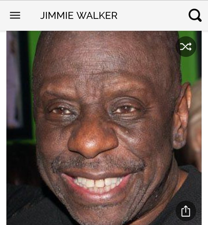 Happy birthday to this great actor who needs little introduction.  Happy birthday to Jimmie Walker 