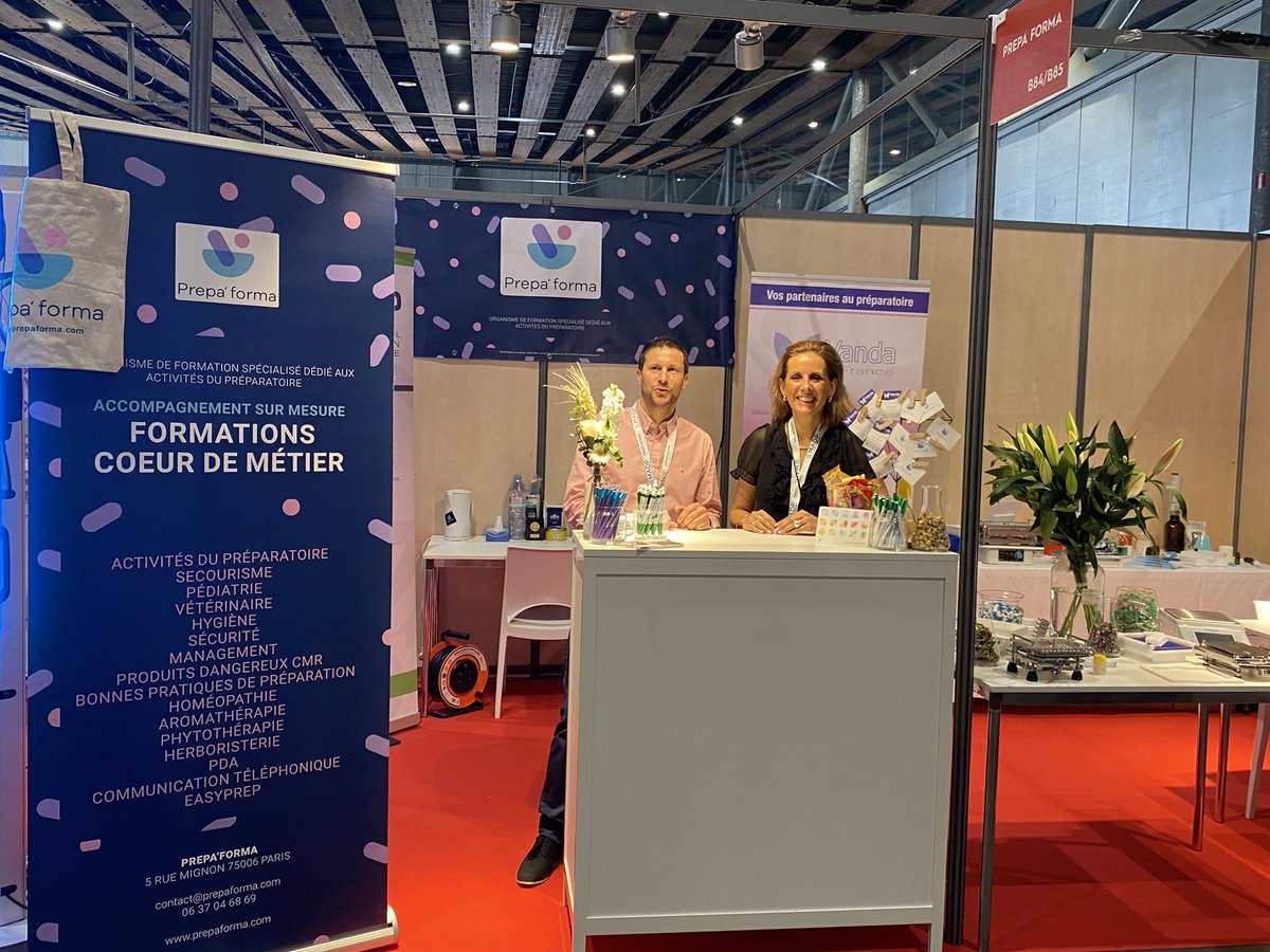 Nous sommes prêts à vous accueillir sur le stand B84/B85 PREPAFORMA &amp; VANDA au Congrès National des pharmaciens à Lille Grand Palais  #sn2p #preparationmagistrale #medicamentsurmesure #prepaforma #lille #grandpalais #pharmacien #preparateurenpharmacie