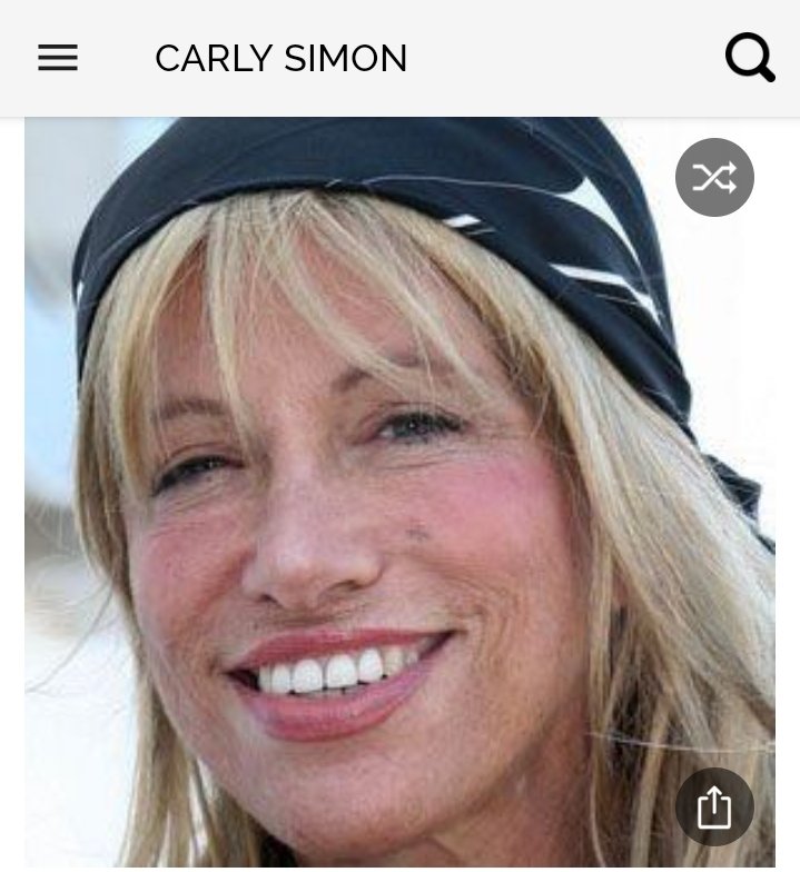 Happy birthday to this iconic singer.  Happy birthday to Carly Simon 
