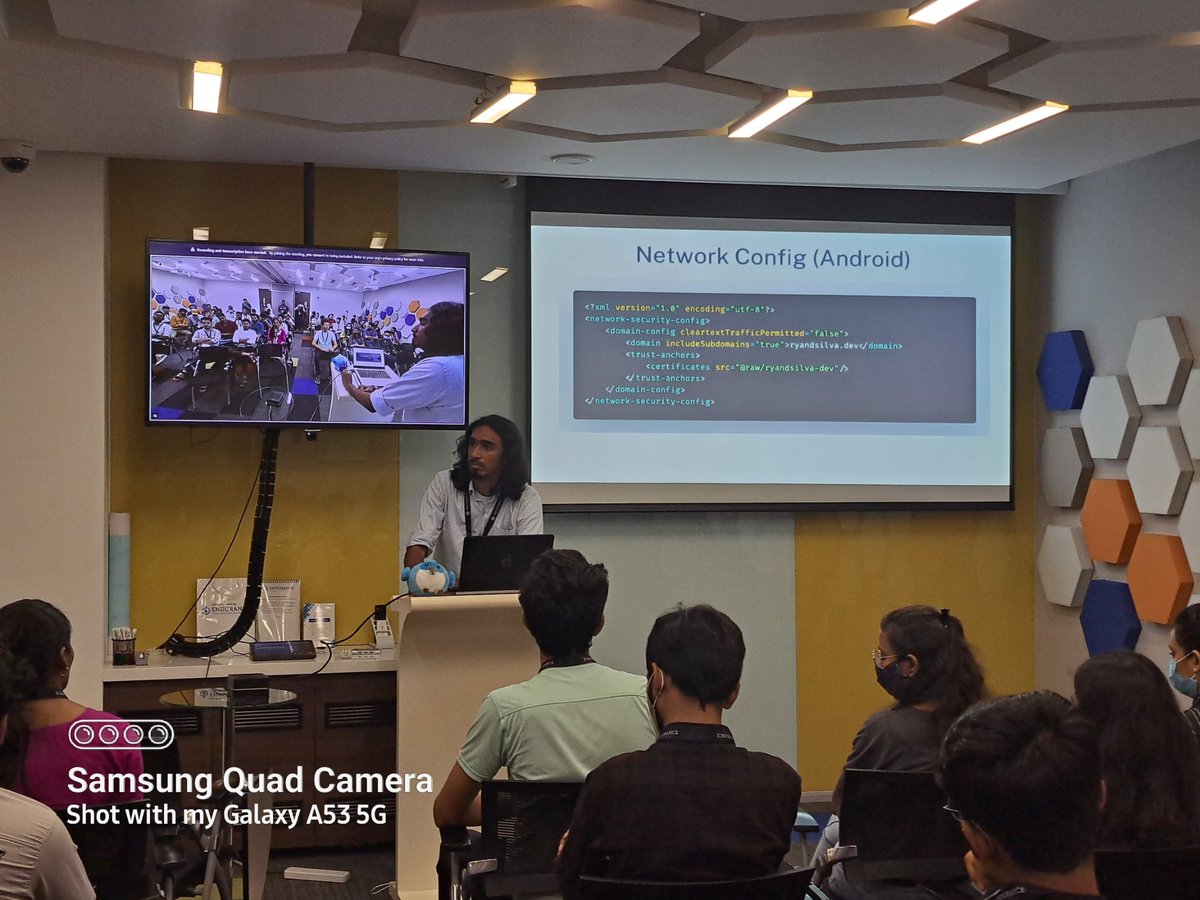MumbaiFlutter's tweet image. Network Config for Android & iOS, Jailbreaking, Encryption & Code Obfuscation by @ryan_dsilva98 🔐🐞
#Flutter #Security #FlutterSecurity #CyberSecurity #ApplicationSecurity #ApplicationPentesting #Pentesting #FlutterMumbai