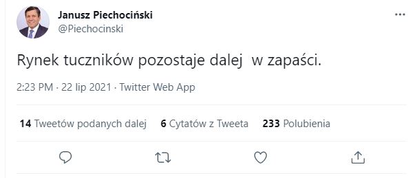 Ojciec Tadeusz Złodziej z Torunia ***** *** auf Twitter: „@Piechocinski  Panie Januszu , ten kryzys wynika z przeszeregowania w rządzie...  https://t.co/kMXdPBqgHV“ / Twitter