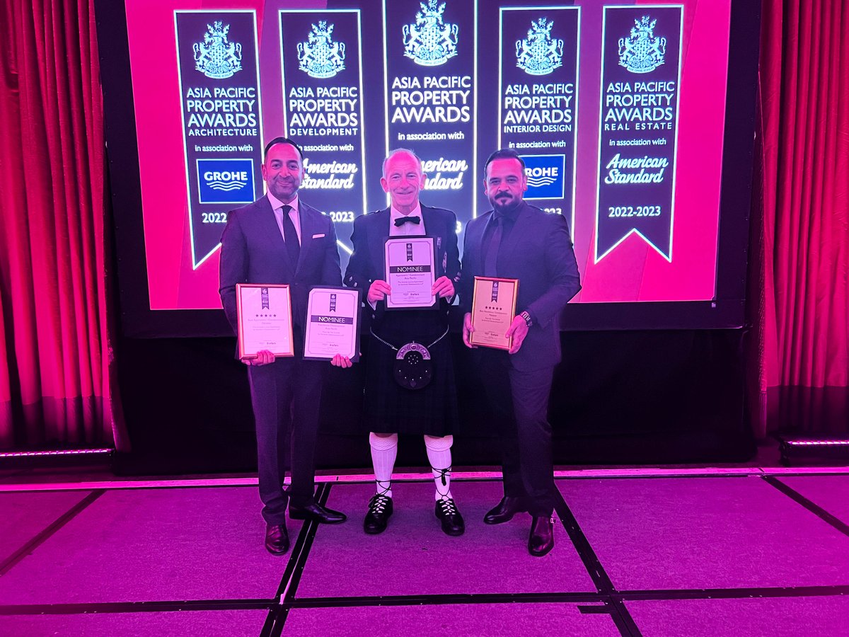 Each time we achieve a goal, we set the bar a little higher for ourselves. #Earthlink has not only won 5 Star awards for its two projects but made it on the list of International Nominees at #InternationalPropertyAwards 22-23, a huge honor experienced by only a few.